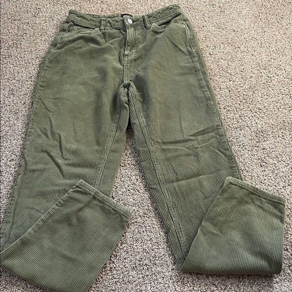 urban outfitters BDG cords green mom high rise 26 - Picture 2 of 4